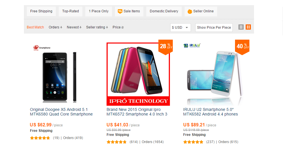 Çin’den telefon siparişi vermek